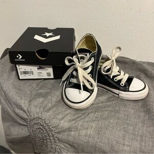 Kids size6 Converse with box. In slight used condition